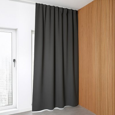 Takoy Termoizolační závěs 140x250 tmavě šedá-HT-00492 | 140 x 250 cm – Hledejceny.cz