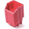 Úložný box Rauman Sada 10 úložných boxů 18,7 x 15,8 x 11,4 cm červená