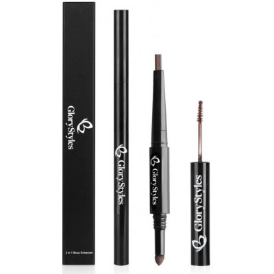 Glorystyles Tužka na obočí 3v1 03 středně hnědá 11,6 g – Zboží Dáma