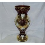 Váza srdcovka střední, Smalt, 30cm, červená Zdeněk Petřík – Hledejceny.cz