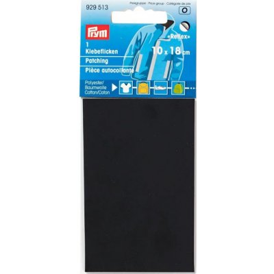 Záplata nalepovací reflexní Prym 10x18 cm - černá – Hledejceny.cz