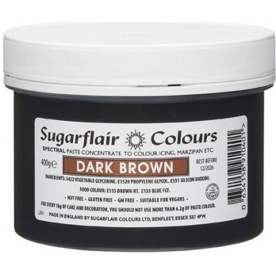 SUGARFLAIR Dark brown tmavě hnědá 400 g – Hledejceny.cz