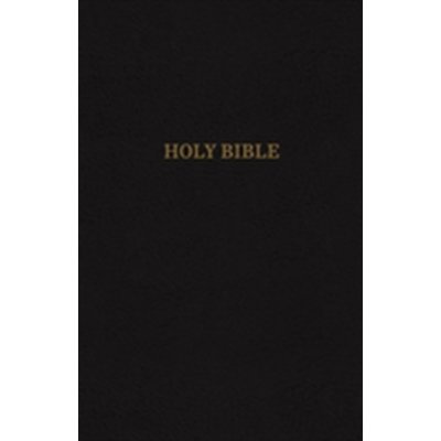 KJV, Reference Bible, Personal Size Giant Print, Bonded Leather, Black, Red Letter Edition, Comfort Print