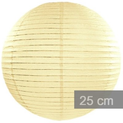 Lampion kulatý 25cm šampaň – Hledejceny.cz