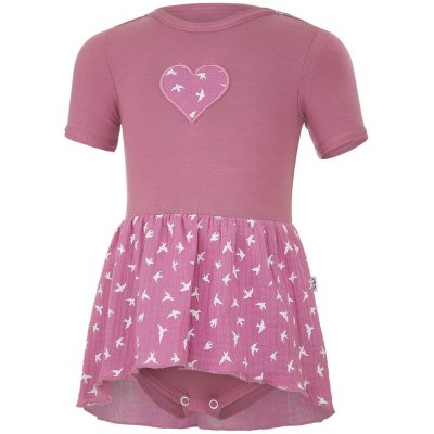 Little Angel Body šaty tenké KR Outlast® tm.starorůžová/tm.starorůžová vlaštovky – Hledejceny.cz