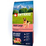 Ontario Adult Large Beef & Rice 12 kg – Hledejceny.cz