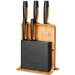sada 5 kuchyňských nožů - bambusový blok Fiskars 1057552 – Sleviste.cz