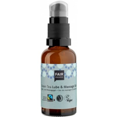 Fair squared Lubrikační a masážní gel Zelený čaj 30 ml