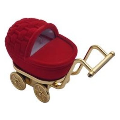 JK FU-34/A7 - Sametová krabička na šperky kočárek – Zboží Dáma