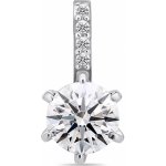 Brilio Silver Okouzlující stříbrný přívěsek se zirkony PT60W – Zboží Dáma