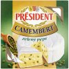 Sýr Président Camembert zelený pepř 90g