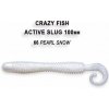 Návnada a nástraha Crazy Fish Active slug 10cm 66 Pearl snow 6ks