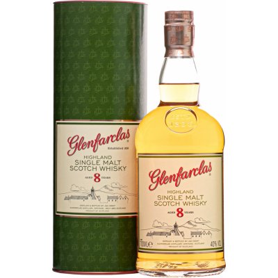 Glenfarclas Highland Single Malt Scotch Whisky 8y 40% 0,7 l (tuba) – Zboží Mobilmania