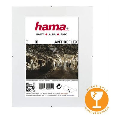 Hama clip-Fix, antireflexní sklo, 21 x 29,7 cm (formát A4) – Zbozi.Blesk.cz