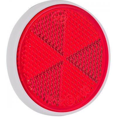 DEMA Okrúhla odrazka samolepiaca 60 mm červená 69035D – Zboží Mobilmania