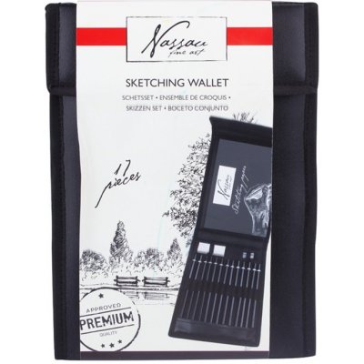 Nassau Set na skicování Fine Art v penálu 17 dílny – Zboží Dáma