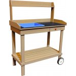 Kondela Bardy Zahradní pracovní stůl, dřevo / hnědá – Zboží Dáma