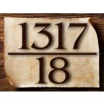 Cedulky sport hobby Cedulka domovní číslo/CD2033 Velikost: 20x15 – Zbozi.Blesk.cz