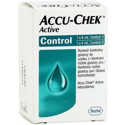 Accu-Chek Active Glucose Control kontrolní roztok 2 x 4 ml – Hledejceny.cz
