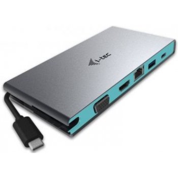 i-Tec USB-C Travel Dock 4K HDMI or VGA C31TRAVELDOCKPD