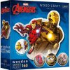 Puzzle Trefl Contour Brave Iron Man dřevěný 160 dílků