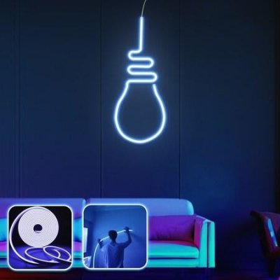 Opviq Decorative Wall Led Lighting Bulb Light - Medium - Blue – Hledejceny.cz