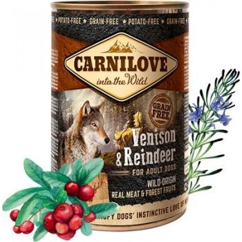 Carnilove Wild Meat Venison & Reindeer 400 g