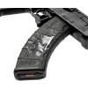 Maskovací převlek GunSkins prémiový vinylový skin na zásobník AK-47 GS Molon Labe Black