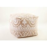 IGOTREND, Taburet POUF 40 cm x 40 cm x 35 cm , dekor 2 světlý – Zboží Dáma