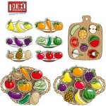 PEXI Velcro skládačky Ovoce a Zelenina Fruits and Vegetables – Zboží Živě