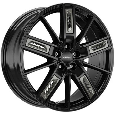 Ronal R67 8x18 5x108 ET40 jetblack grey left – Sleviste.cz