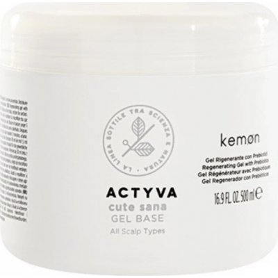 Kemon Actyva Cute Sana Gel Base vlasová kúra pro stimulaci vlasové pokožky 500 ml – Hledejceny.cz
