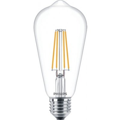 Philips Classic Filament ST64 E27 7-60W 827 CL G ND 806Lm 2700K čirá – Hledejceny.cz