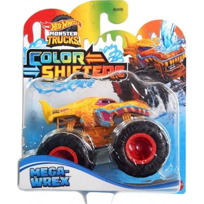 Mattel Hot Weels Monster Trucks Color Shifters HGX06 Mega Wrex – Zbozi.Blesk.cz