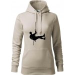 Visící horolezec mikina dámská Cape s kapucí Ledově šedá – Zboží Dáma