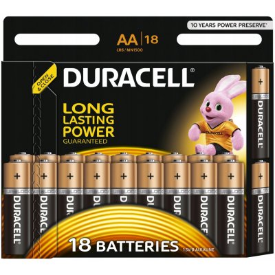 Duracell Basic AA 18 ks 81483682 – Zboží Mobilmania