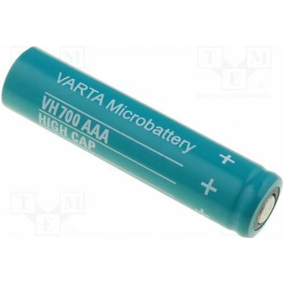 VARTA MICROBATTERY 55171101501 Akum: Ni-MH; AAA,R3; 1,2V; 700mAh; Ø10,5x43,7mm; 1ks. – Zboží Živě