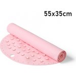 BABYONO Podložka do vany protiskluzová 55 x 35 cm růžová – Zboží Mobilmania