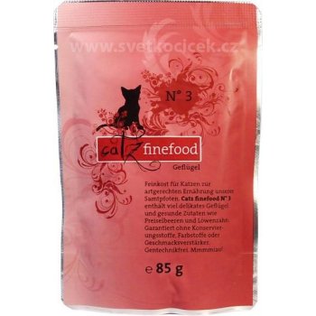 Petnature Catz Finefood 3 drůbeží 85 g