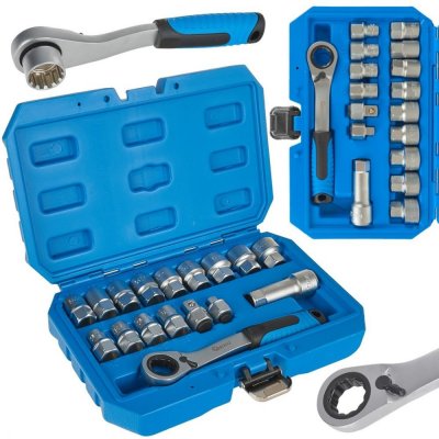 Geko Gola sada s průchozí ráčnou Gear Lock 10-24mm 17ks G13552 – Zboží Dáma