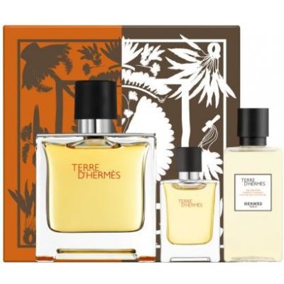 Hermés Terre D'Hermés EDP 75 ml + EDP 5 ml + sprchový gel 40 ml dárková sada