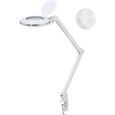 Toolcraft stolní lupa s LED osvětlením zvětšení: 2.25 x