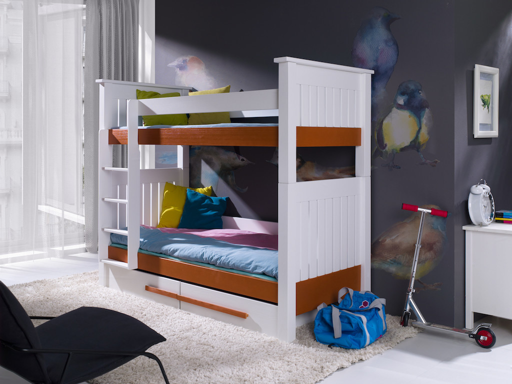 DP - Detske postele Simir Patrová s úložným prostorem Barva Buk