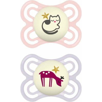 Mam Perfect Night dudlík Pink/ Purple 2 ks – Hledejceny.cz