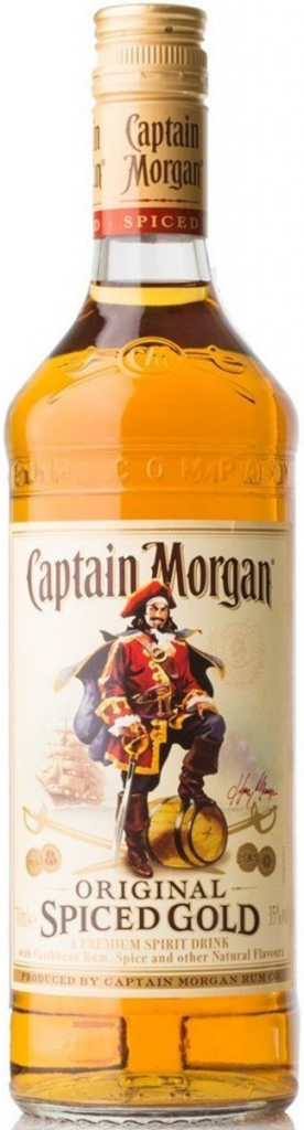 Captain Morgan Original Spiced 35% 0,7 l (holá láhev)