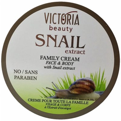 Victoria Beauty Snail extrakt Rodinný tělový krém se šnečím extraktem 200 ml – Zbozi.Blesk.cz