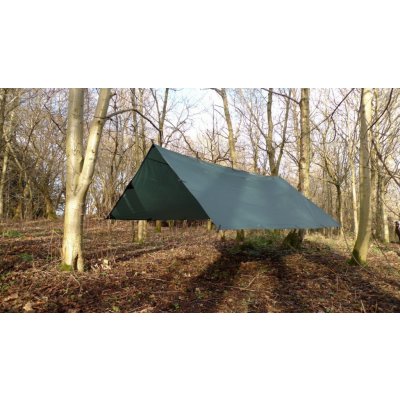 DD Hammocks Tarp 350 x 350 cm Oliva zelená – Zboží Dáma