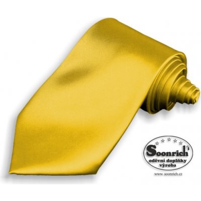 Soonrich kravata zlatá kjs004 – Zboží Mobilmania