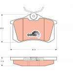 Sada brzdových destiček, vždy 4 kusy v sadě TRW GDB1330 | Zboží Auto