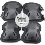 Chrániče kolen a loktů Wosport King Kong Rychloodepínací černé – Hledejceny.cz